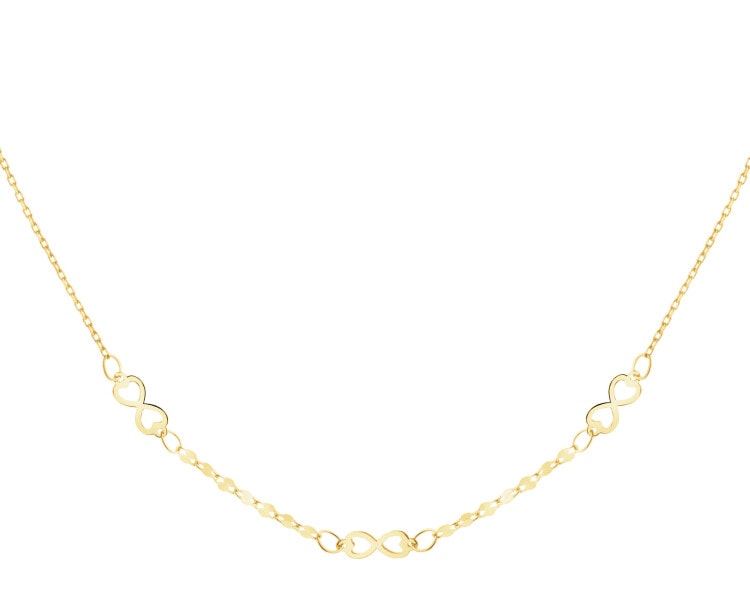 Złoty naszyjnik - nieskończoności