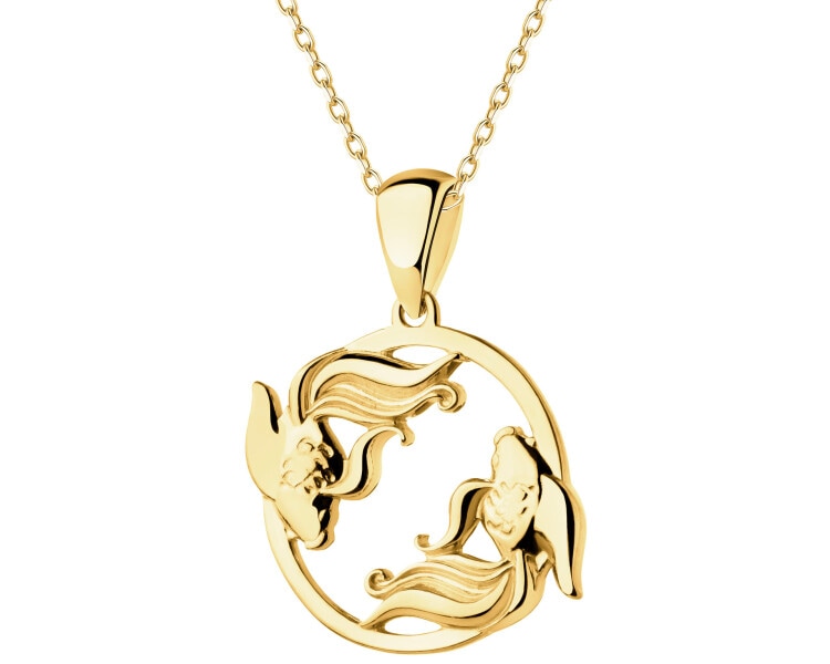 Złota zawieszka - Ryby