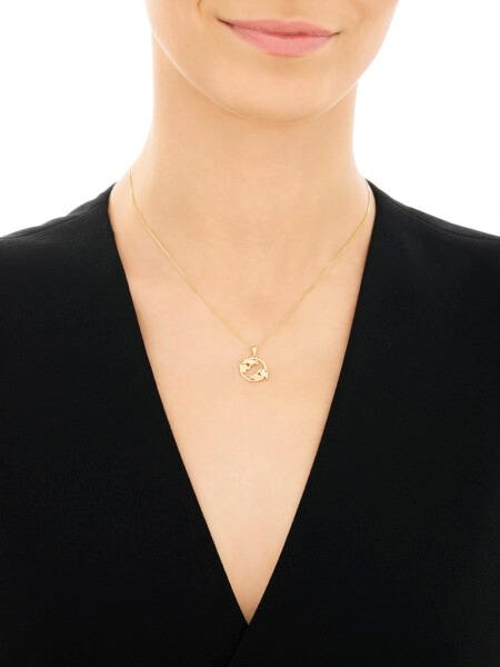 Złota zawieszka - Ryby