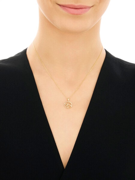 Złota zawieszka - Strzelec