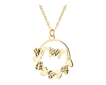 Złoty naszyjnik - mama