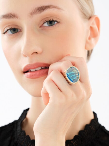 Zlatý prsten se zirkony