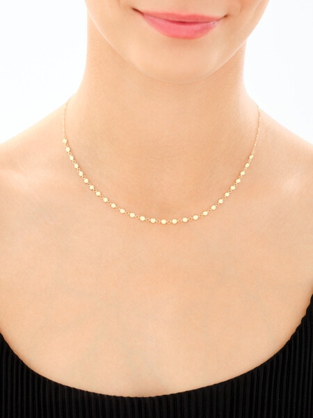 Złoty naszyjnik - koła