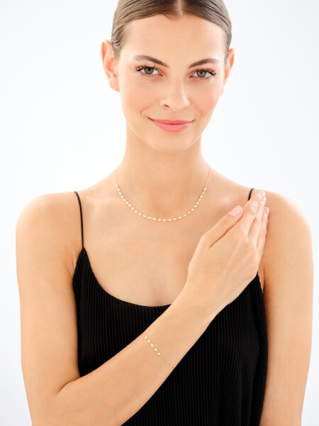 Złoty naszyjnik - koła