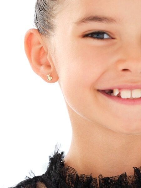 Złote kolczyki - sowy