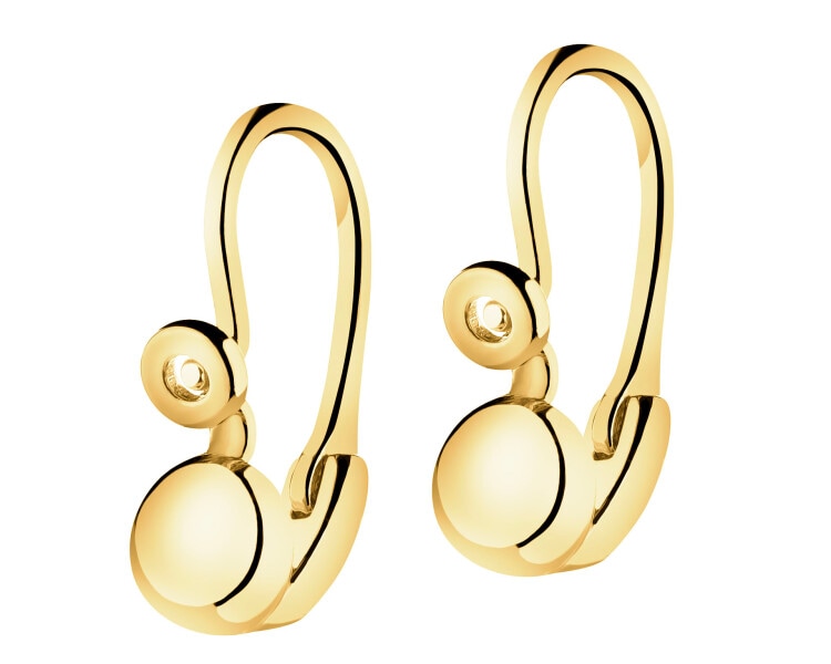 14 K Yellow Gold Dangling Earring 