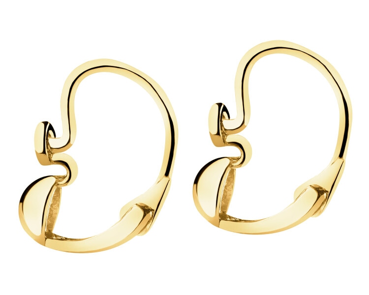 14 K Yellow Gold Dangling Earring 