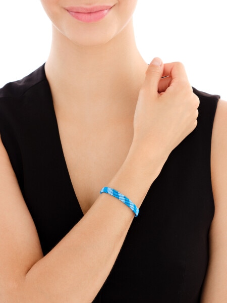 Bransoletka z elementami srebra