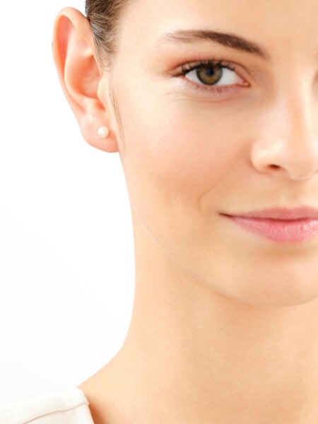 Złote kolczyki z perłami