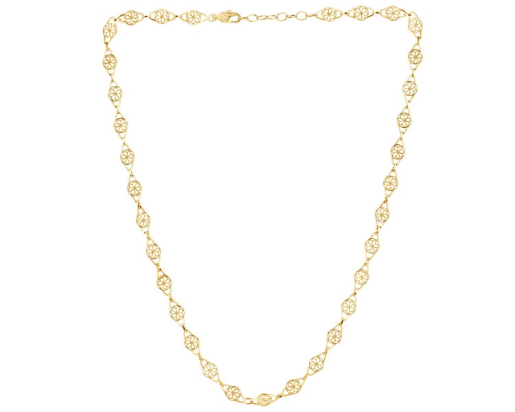 9 K Yellow Gold Necklace 