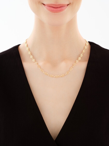 9 K Yellow Gold Necklace 