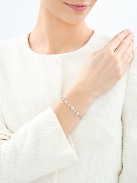 Zlatý náramek s diamanty - 0,95 ct - ryzost 585