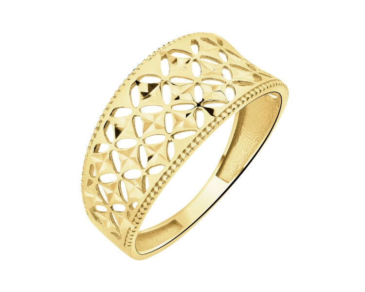14 K Yellow Gold Band Ring