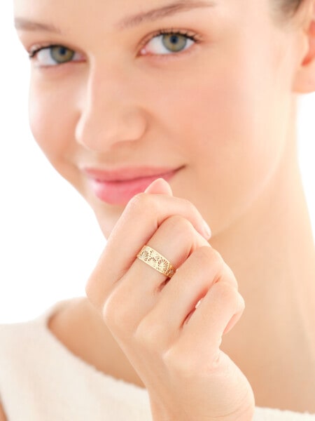 14 K Yellow Gold Band Ring