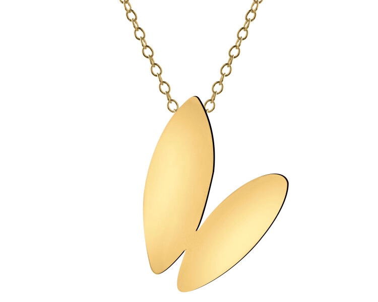 Pozlacený stříbrný náhrdelník