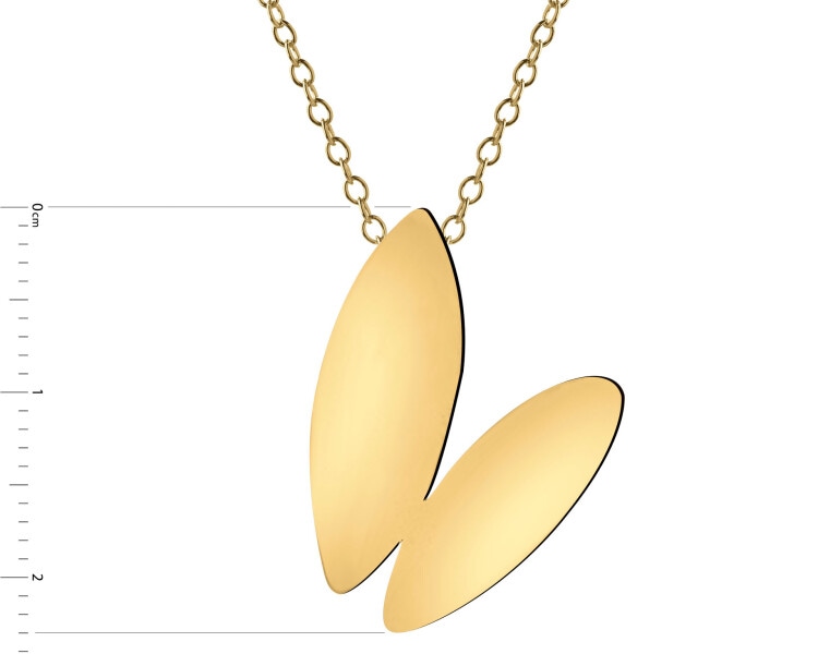 Pozlacený stříbrný náhrdelník