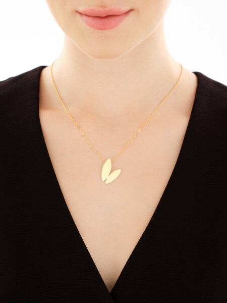 Pozlacený stříbrný náhrdelník