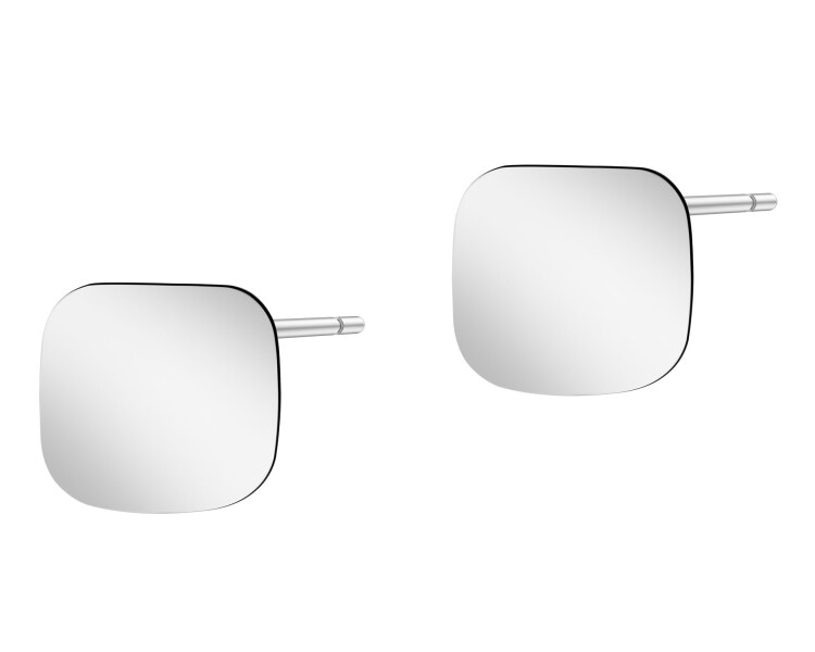 Kolczyki srebrne - kwadraty