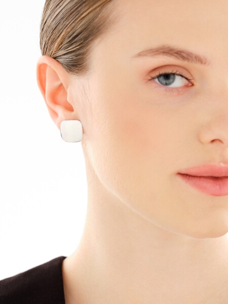 Kolczyki srebrne - kwadraty