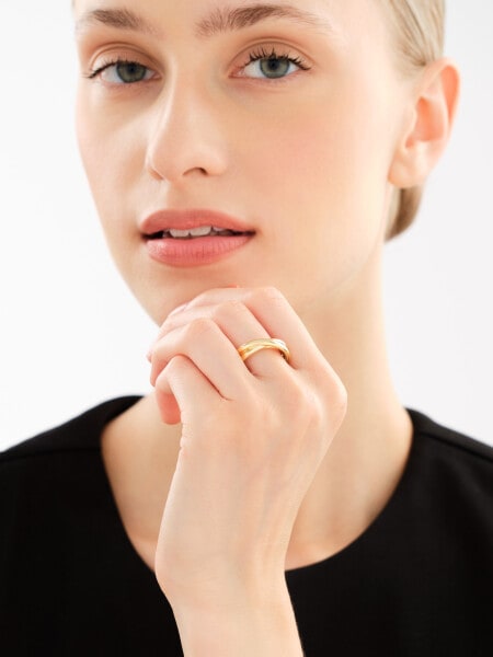 Gold-Plated Silver Ring