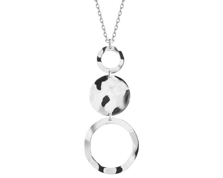 Rhodium Plated Silver Necklace