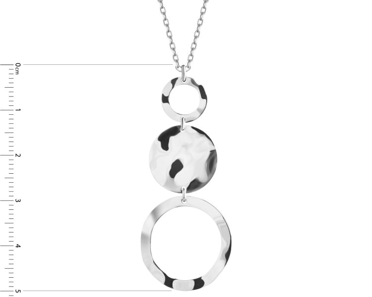 Rhodium Plated Silver Necklace
