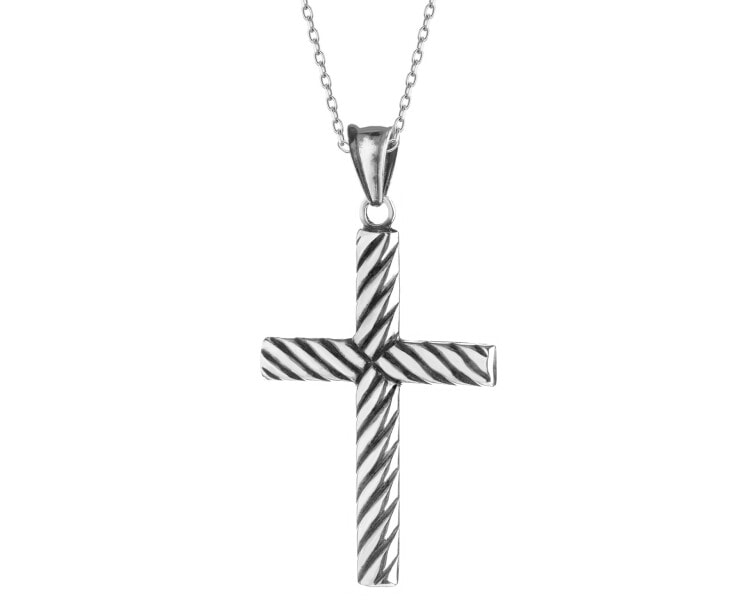 Oxidized Silver Pendant