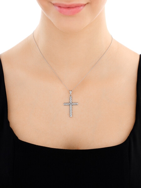 Oxidized Silver Pendant