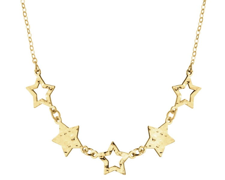 Złoty naszyjnik - gwiazdy