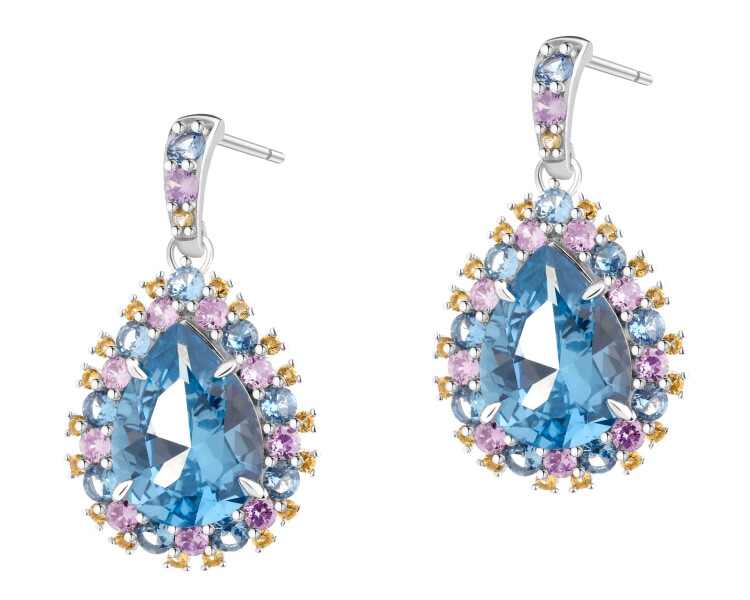 Stříbrné náušnice se zirkony