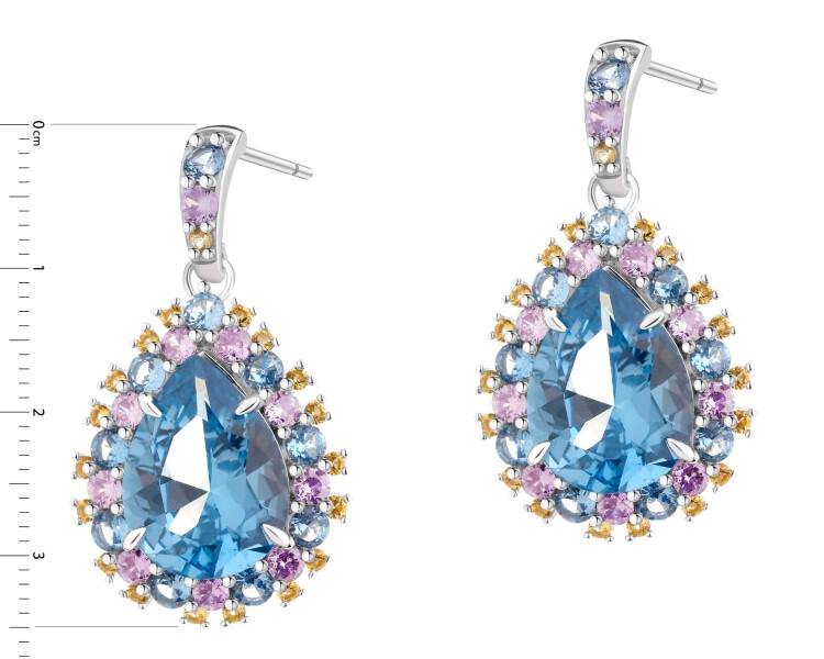 Stříbrné náušnice se zirkony