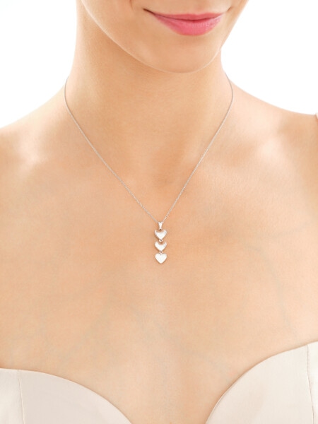 Rhodium Plated Silver Pendant 