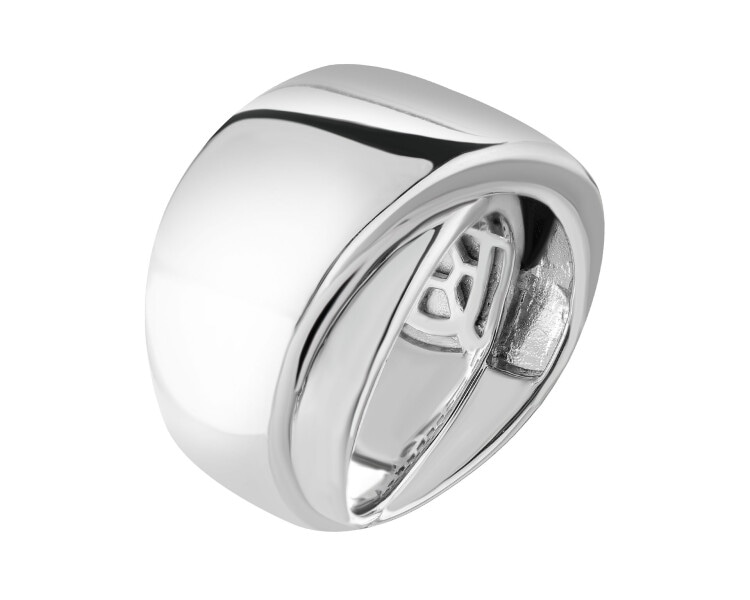 Rhodium Plated Silver Ring 