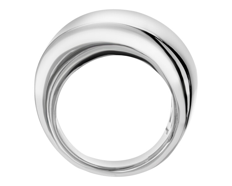 Rhodium Plated Silver Ring 