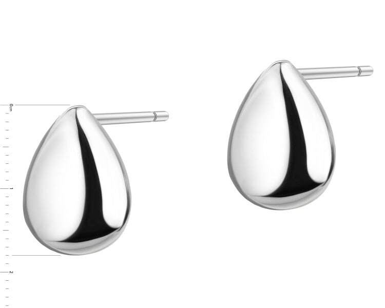 Kolczyki srebrne - łezki