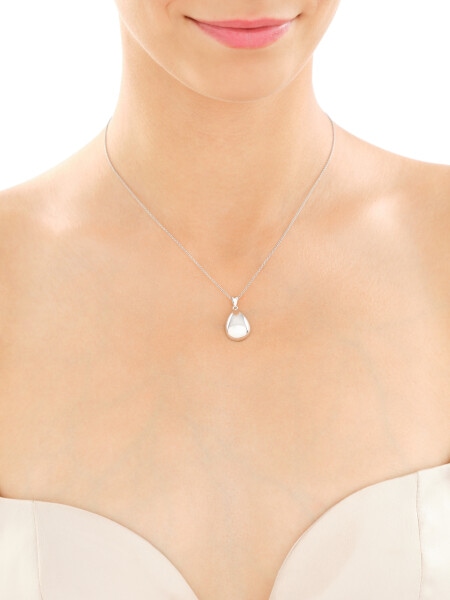 Zawieszka srebrna - łezka