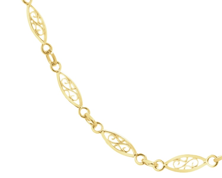 14 K Yellow Gold Necklace