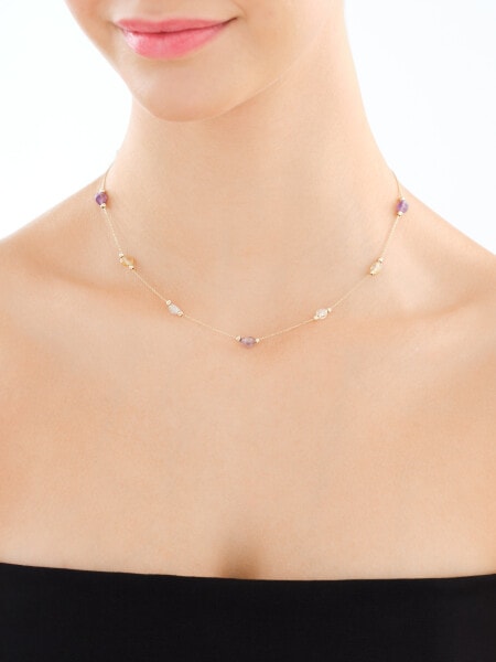 8 K Yellow Gold Necklace 