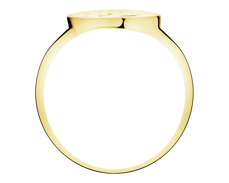9 K Yellow Gold Signet Ring