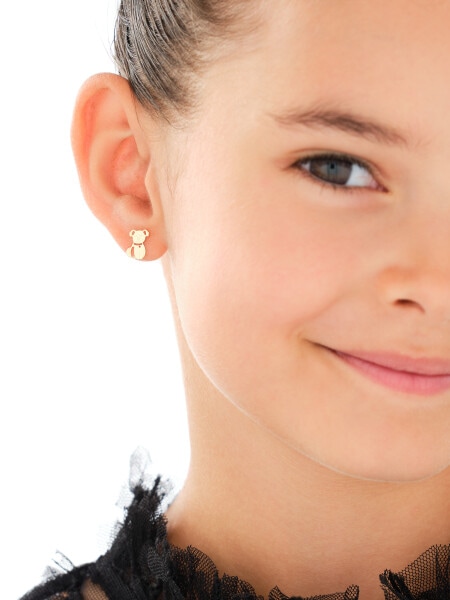 Złote kolczyki - pieski