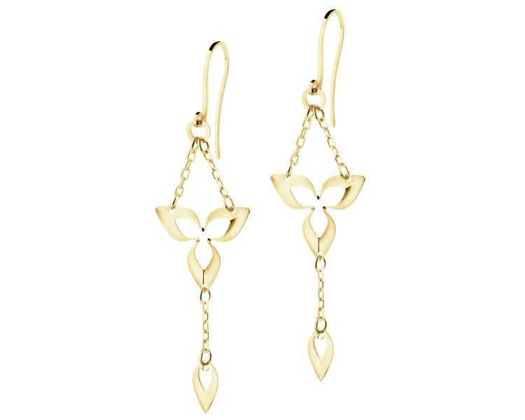 14 K Yellow Gold Dangling Earring