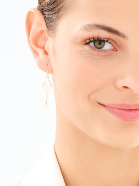 14 K Yellow Gold Dangling Earring