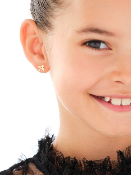 14 K Yellow Gold Earrings