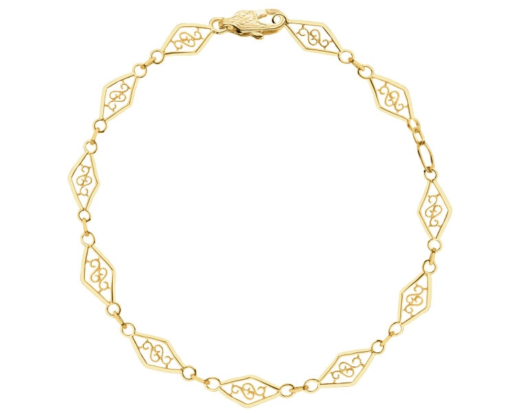 9 K Yellow Gold Bracelet 