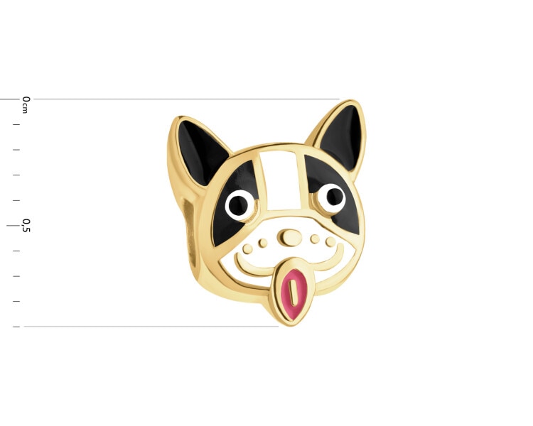 Gold-Plated Silver Beads For Kids Pendant