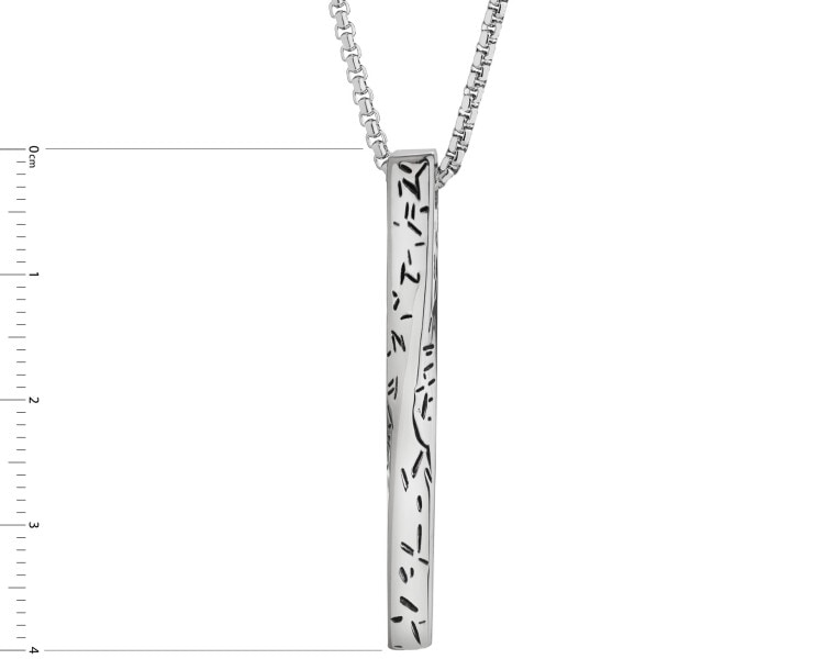 Naszyjnik ze stali szlachetnej