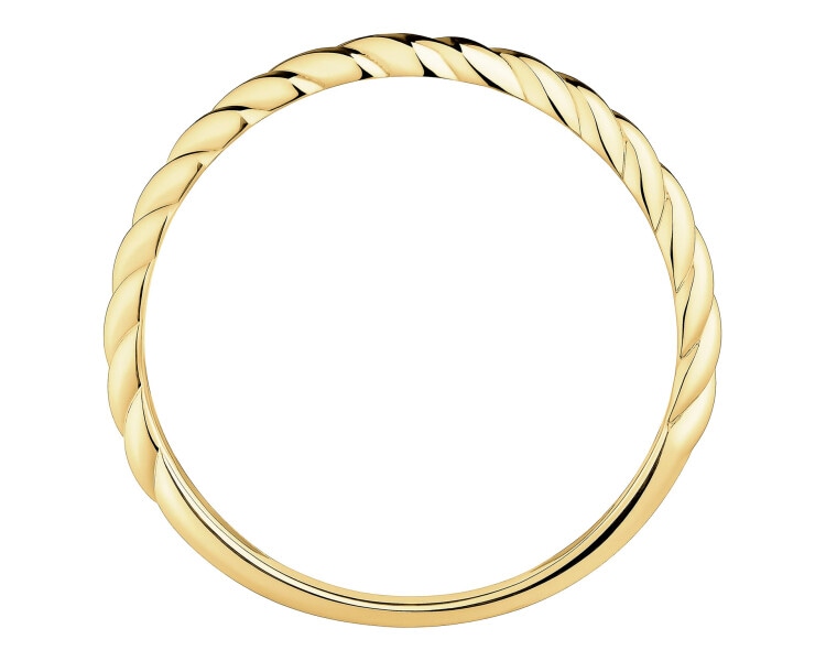 14 K Yellow Gold Band Ring