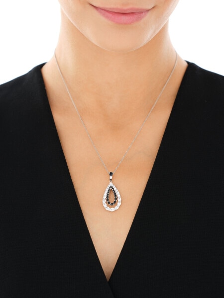 Zawieszka srebrna z cyrkoniami