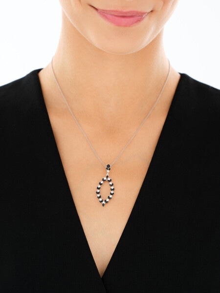 Zawieszka srebrna z cyrkoniami