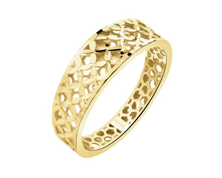 14 K Yellow Gold Band Ring